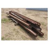 Pallet Of 9'-11' Metal I-Beams
