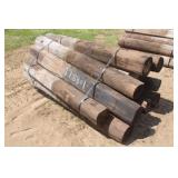 Bundle Of Mixed Guard Rail Posts