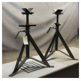 (2) Heavy Duty Pipe Jack Stands