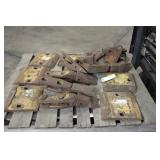 Assorted Metal Plates And Bucket Teeth