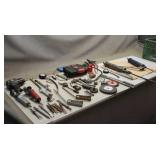 Box Of Assorted Air Tools & Equipment