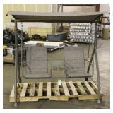 2-Person Yard Swinging Bench 55' x 70' x 70'