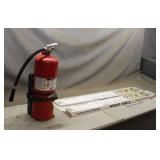 Fire Extinguisher W/ (2) Armour Shield Gutter Cove