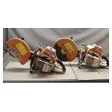 (2) Stihl Concrete Saws