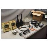 Funnels, Outdoor Timer and Assorted Equipment