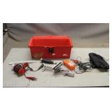 Plano Tool Box W/ Chainsaw Sharpening Equipment