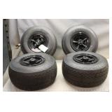 (4) Golf Cart Tires w/ Rims 18x8.50-8