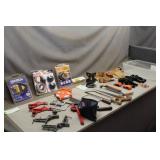 Box Of Assorted Shop Tools