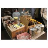Pallet of Beer Brewing Supplies