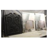(3) Unused Fireplace Screens w/ Boxes