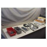 Assorted Chisels And Clamps