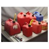 (7) Gas Can From 1-Gal to 6-Gal