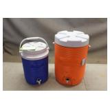(2) Rubbermaid Water Coolers