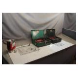 (2) Propane Camping Table Top Grills W/