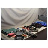 (2) Boxes Of Straps, Tarp, Water Bottle, First Aid