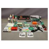 Box Of Assorted Gun Cleaning Equipment And More