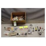 Box Of Fishing Bait Crafting Supplies