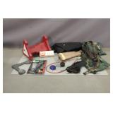 Box Of Assorted Gun Equipment