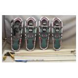(2) Sets of Snowshoes & Poles