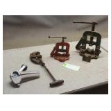 Assorted Vintage Pipe Vises