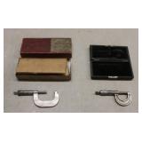 Starrett 0-1' Micrometer W/ Goodell-Pratt 1'-2' Mi