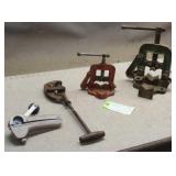 Assorted Vintage Pipe Vises