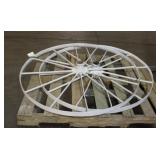 (2) Vintage Wagon Wheels 41'