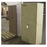 (2) Metal Cabinets
