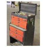 Power Kraft 2 Piece Tool Box W/ Contents 27' x 17'
