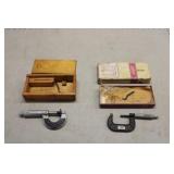 Lufkin No.1842 1'-2' Micrometer W/ 0-1' Micrometer