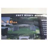 Arteer 20' X 20' All-Steel Carport