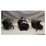 (3) Helmets ( HJC, ZAMP & Bell)