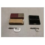 Starrett 0-1' Micrometer W/ Goodell-Pratt 1'-2' Mi