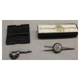 Mitutoyo .001'-2' Dial Indicator W/ 0-1'Micrometer