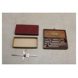 Lufkin Micrometer Set W/ Starrett Depth And Angle