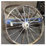 (2) Vintage Wagon Wheels 44'