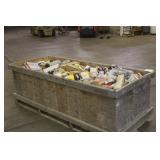 Crate w/ Assorted Oil & Air Filters