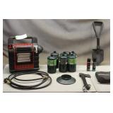 Mr Heater w/ (6) Camping Propane Tanks