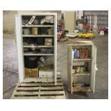 (2) Metal Cabinets W/ Contents