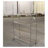 18' x 48' x 76' Rolling Metal Shelf