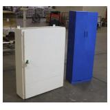 (2) Metal Storage Cabinets