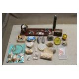 Flat of Stones, Agates & Decorative Stone Art