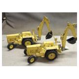 (2) Ford 7500 Backhoe Loader Toys