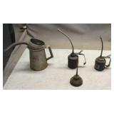 (4) Vintage Oil Cans