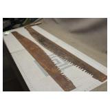 (2) Vintage Logging Saws
