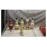 (6) Antique Lamps
