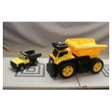 Caterpillar Rider W/ Dump Truck