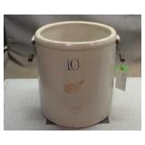 Vintage Red Wing 10-Gal Crock