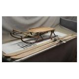 Antique Sled & Ski's