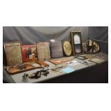 Assortment Of Vintage Signs, Decorations, And More
